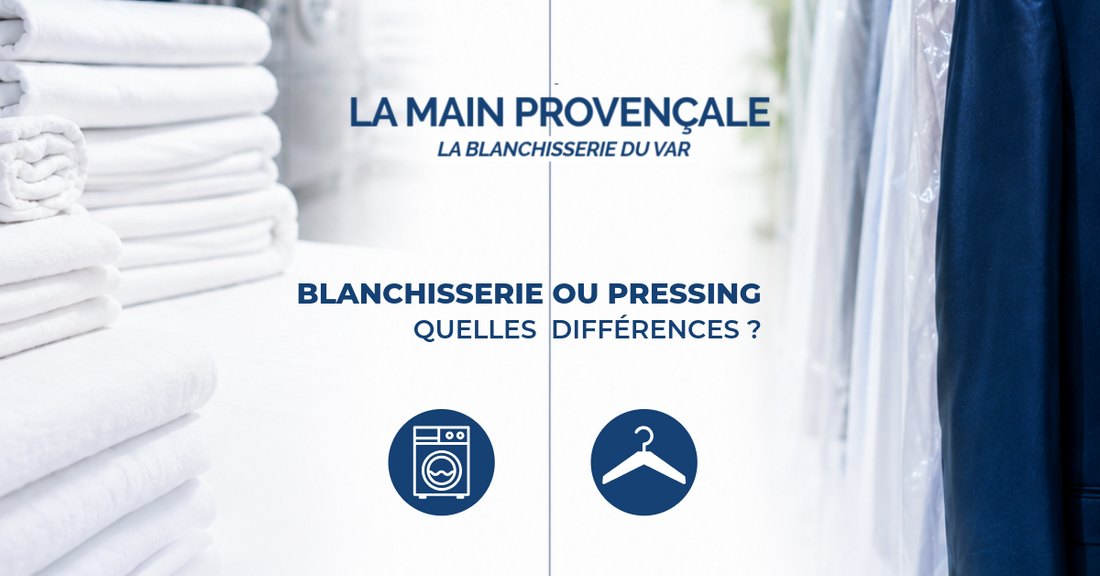 Blanchisserie ou pressing : quelles différences ?
