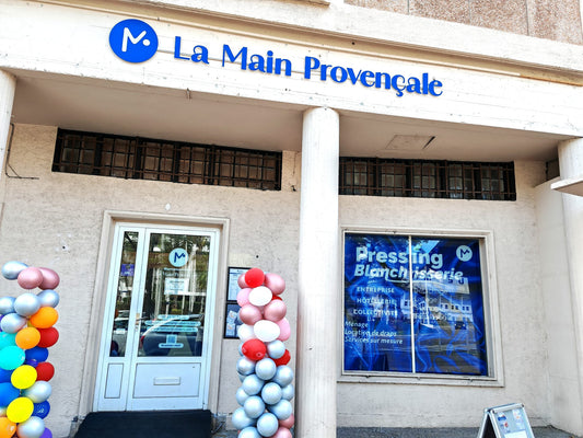 La Main Provençale a le plaisir d’annoncer l’ouverture officielle de son pressing professionnel à Toulon le samedi 26 avril 2025